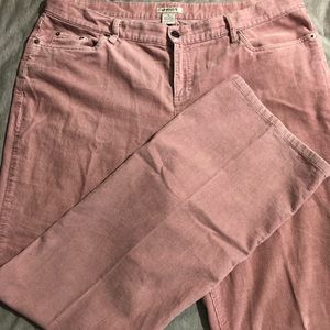 Rose corduroy pants from Harold’s